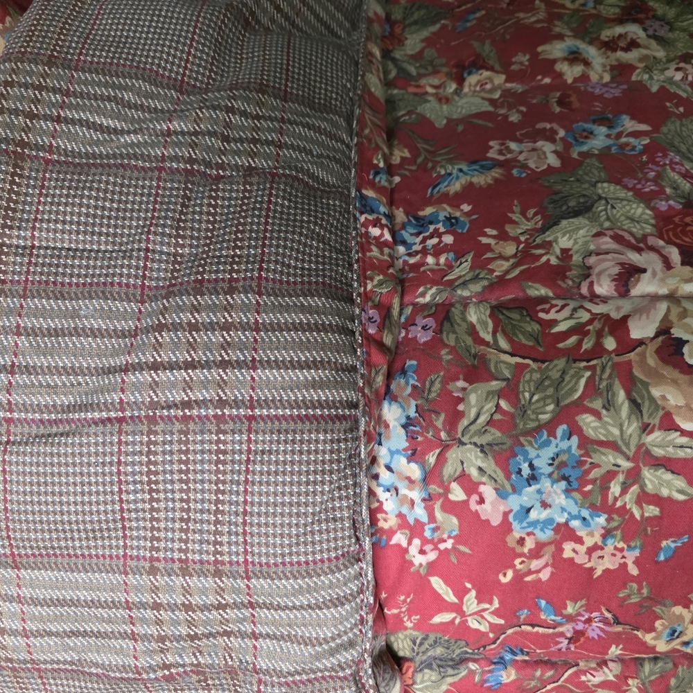 Ralph Lauren Chaps Summerton Red Floral FULL Size Comforter Set - Picture 7 of 10